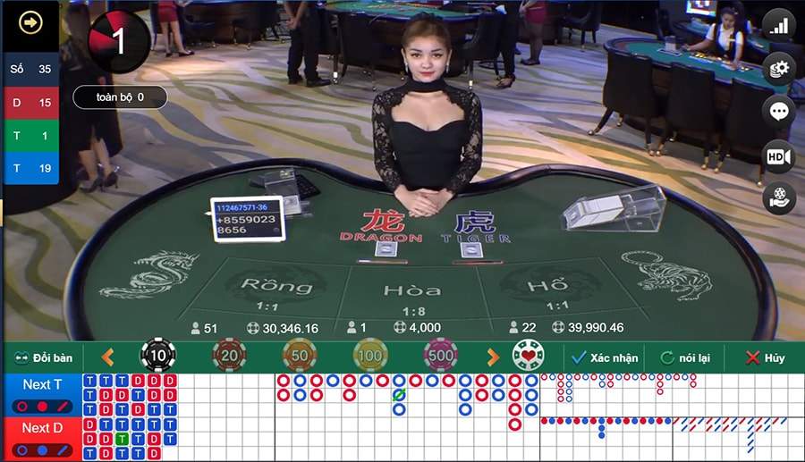 Hướng dẫn chơi Rồng Hổ trên Casino Kubet